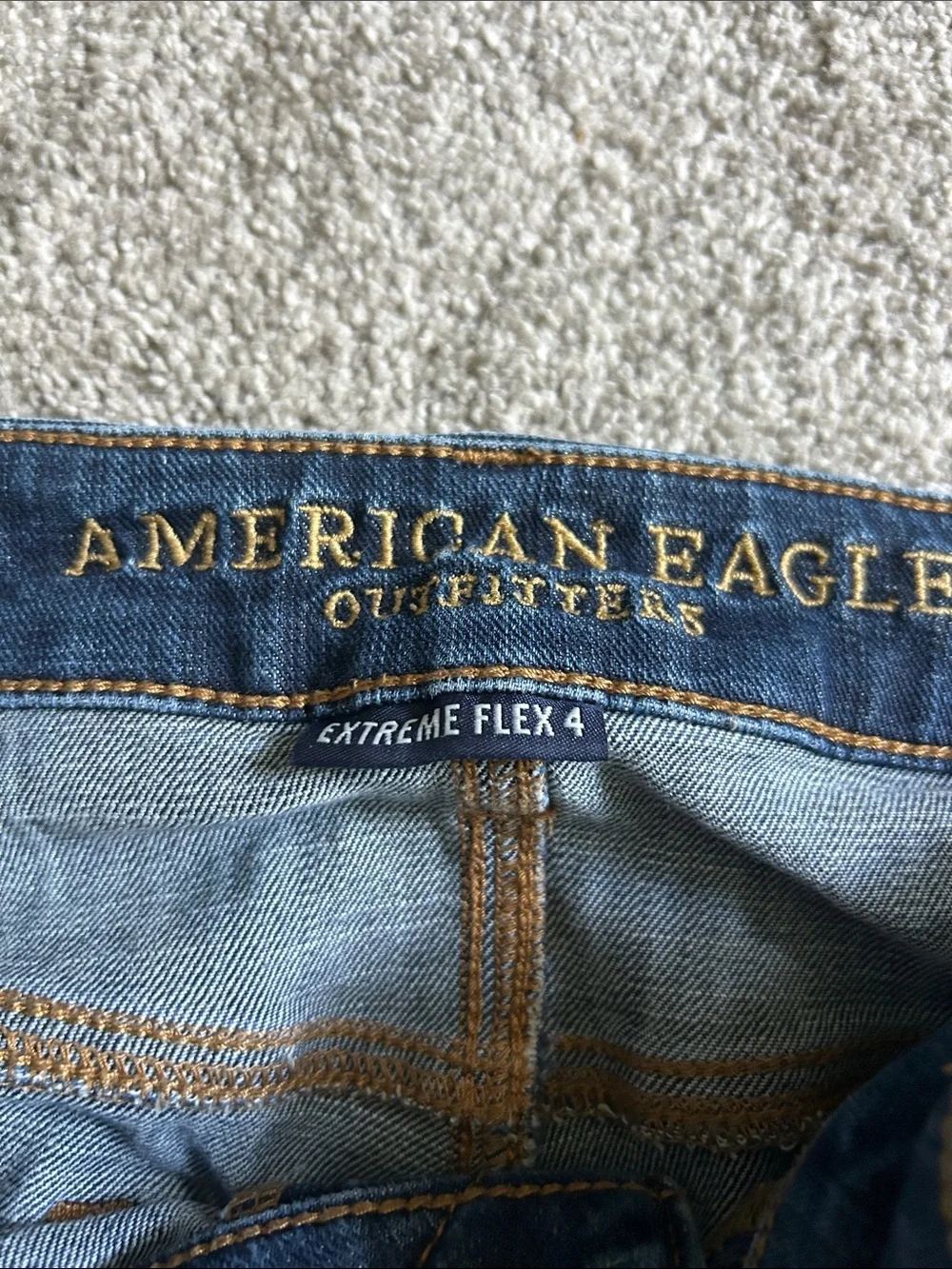 American Eagle Distressed Dark Wash Jeans